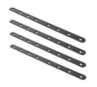PERSELOSO 4pièces Équerres Droites Métalliques Acier Inoxydable pour Réparation De Meubles Supports De Renforcement pour Étagères Et Armoires Brackets De Fixation Plat pour Projets