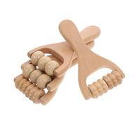 PERSELOSO 4pièces Massage Bois Manuel Outil Auto-massage Pour Mains Muscles Du Corps