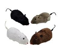 PERSELOSO 4pièces Souris à Remonter Interactive pour Chat De Jouets Stimulants pour Amusement Garanti Parfait pour Divertir Votre Félin