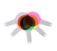 PERSELOSO 5 pièces Panneaux de Filtration Colorés pour Garçon Fille Éducatif de Reconnaissance des Couleurs Outil Cognitif pour Exploration Scientifique des Tout Petits