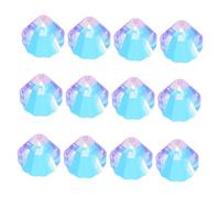 PERSELOSO 50 Pièces Perles Colorées pour Création et Bijoux Charms Miniatures pour Colliers Bracelets et Accessoires de Cheveux Perles Coquillage Plastique Effet Éblouissant et Utilisation