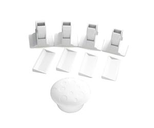 PERSELOSO 5pièces Verrou De Sécurité Invisible Pour Armoires De Pour Garçon Fille Facile à Installer Pour Sécurité Des Petits Explorateurs