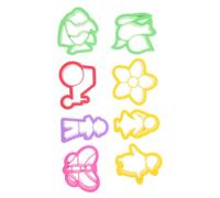 PERSELOSO 8 pièces Kit Cutters Argile Plastique pour Modelage Boucles Doreilles DIY Création Bijoux Pâte Polymère Polyvalent
