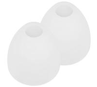 PERSELOSO Abat Jour Verre en Verre Dépoli 2pcs pour Lampes Suspendues, Compatible E27, Décoration Moderne pour Éclairage Intérieur