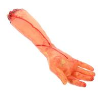 PERSELOSO Accessoire Halloween de en Cassé Bras Réaliste Beige Vinyle Flexible et Suspendable Décoration Effrayante pour Bar