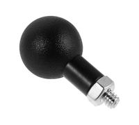 PERSELOSO Adaptateur à rotule de 25 mm avec vis de 6,35 mm pour Fixation de caméra Moto - Support à rotule pour Guidon avec écrou Hexagonal en Acier Inoxydable pour la stabilisation de caméras