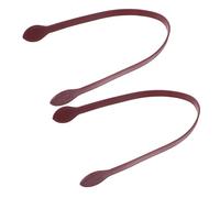 PERSELOSO Anses De Paquet à Main en Cuir PU 60 Cm 2 Pièces Foncé pour Femmes Amovibles à Coudre Réparation Loisirs Créatifs Paquet à Main Usage Quotidien