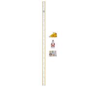 PERSELOSO Autocollant de mesure de taille : Toise murale décorative pour chambre d'enfant, motif dessin animé mignon, facile à installer et sans danger pour le salon ou la chambre.