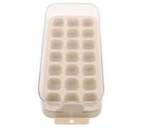 PERSELOSO Bac à Glaçons avec Couvercle en Silicone Alimentaire 21 Compartiments Capacité Large Fabrication Rapide Glace pour Petites Cuisines et Fêtes