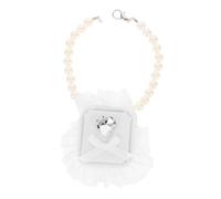 PERSELOSO Boîte à Anneau De Mariage pour Animal Accessoire De Mariage avec Coussin pour Porteur Anneau Étui De Rangement pour Proposition De Fiançailles Collier pour Chien Design Luxueux