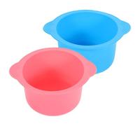 PERSELOSO Bol à cire silicone 400 ml lot de 2 réutilisable antiadhésif pour épilation visage et corps utilisé en routine beauté