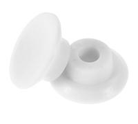 PERSELOSO Bouchons de Vidange en Caoutchouc Blanc et Usage Polyvalent 2pcs Forme Ronde, Prévention des Fuites pour Réfrigérateur et Congélateur pour Tuyaux de Drainage