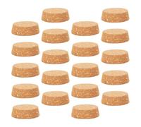 PERSELOSO Bouchons en Liège Naturel pour Bouteilles en Verre, Lot de 25 Pièces, Étanchéité Sûre et Solide, Bouchons en Bois Adaptés pour Maisons et Clubs