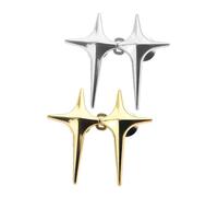 PERSELOSO Boutons de Serrage pour Pantalon Lot de 4 Pièces en Alliage Métal Doré et Argenté Ajusteur de Taille Amovible sans Couture Réglable pour Jeans Shorts et Jupes Accessoire