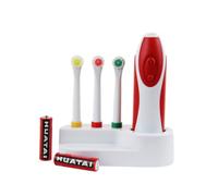 PERSELOSO Brosse à Dents Électrique Rotative Étanche Avec Trois Têtes Interchangeables Nettoyage Et Doux Pour Dents Et Gencives Idéale Pour Usage Portable Et Quotidien