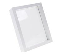 PERSELOSO Cadre Photo Double Face DIY 10 Pouces Blanc en Verre pour Herbier et Spécimens Botaniques, Petite Vitrine Décorative pour Bureau et Maison, Boîte D'exposition de Spécimens