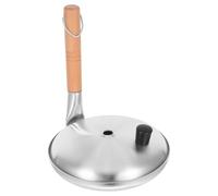 PERSELOSO Casserole Parent-garçon et Filles Ronde en Aluminium avec Poignée en Bois, Antiadhésive pour Cuisson Précise et Répartition Uniforme Chaleur, pour Petit-déjeuner à Induction