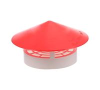 PERSELOSO Chapeau de Cheminée Couvercle D'échappement de Fumée Anti-pluie et Coupe-vent en Pvc Pratique pour Cheminée et Conduit, pour Foyer et Jardin