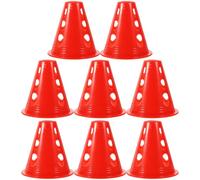 PERSELOSO Cônes D'entraînement de Patinage 20 Pièces, Plastique Rouge
