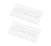 PERSELOSO Couvercle d'Alarme Incendie Manuel 2Pcs Remplacement Sécurisé Haute Température Installation Rapide pour Systèmes de Sécurité Incendie