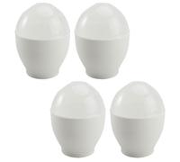 PERSELOSO Cuiseur à Œufs Micro-Ondes Lot de 4 Tasses à Œufs pour Cuisson Vapeur Douce Petit-Déjeuner Familial Ustensile Cuisine en PP