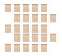 PERSELOSO de Thé Filtrants Jetables en Papier Filtre Marron 100 Sachets Cordon de Serrage Pratique pour Thé en Vrac et Café pour