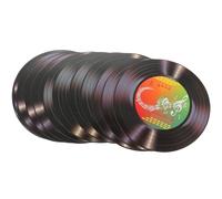 PERSELOSO Décorations Murales Vinyles Vintage 15 Pièces pour Fête, Bar et Décoration Intérieure, Disques Vinyles Muraux Rétro pour Ambiance Musicale et Décor Festif