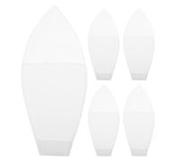 PERSELOSO Dispositif D'aide en Chinlon Blanc de Compression 5pcs Facile à Utiliser et Nettoyer pour Chaussettes Longues à Orteils Ouverts pour pour Seniors et Femmes Enceintes