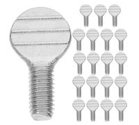 PERSELOSO Jeu de Vis Acier Inoxydable 10 Paires Bouton Moleté pour Fourchettes de Rôtisserie, Compatible Friteuse à Air et Fours Électriques