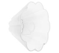 PERSELOSO -jour Forme Trompette Structure Plate, Facile à Installer en Tissu Blanc pour Lampe Pied Bureau pour Chambre et Décoration Intérieure