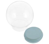 PERSELOSO Kit Boule à Neige en Verre Vide DIY 120 Mm, Globe à Eau Transparent en Verre Robuste, Accessoires Créatifs pour Décoration Intérieure et Loisirs Créatifs Garçon et Filles Adultes,