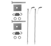 PERSELOSO Kit de 2 Ensembles D'accessoires pour Machine à Nouer la Main en Acier Inoxydable Lames, Ressorts et Goupilles pour Attacher Plantes Abîmer, Améliore L'efficacité