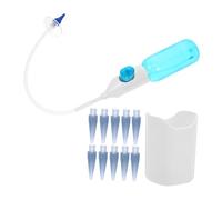 PERSELOSO Kit de Nettoyage Oreilles Manuel Outil de Lavage Oreilles Portable pour Élimination Du Cérumen à avec Embouts et Bassin