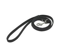 PERSELOSO Laisse De Sécurité PU pour Chien Et Chat Design Noir avec Boucle pour Confort Optimal