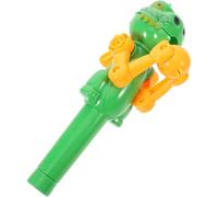 PERSELOSO Lanceur de Sucettes Dinosaure Vert pour Garçon et Filles, Robot Amusant Machine à Bonbons Sucrés, Étui à Sucettes Pratique, Fête d'anniversaire et Halloween, Interactif Dinosaure