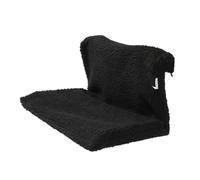PERSELOSO Lit Suspendu pour Chat Cadre Fer Noir avec Hamac Chaud Agneau Lit Radiateur Confortable pour Petits Animaux Support Métallique Robuste pour Hiver