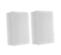 PERSELOSO Lot de 2 Brosses Sensorielles Blanches Wilbarger pour Thérapie Ergothérapique, Poils Doux de Gommage Apaisants, Outil D’intégration Sensorielle pour Garçon et Filles et Adultes