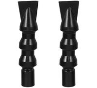 PERSELOSO Lot de 2 Buses Plates Flexibles en Plastique, rotatives à 360°, pour Aquarium, avec Embout de Sortie d'eau en Forme de Bec de Canard, pour Tuyau d'évacuation de Pompe. Raccord de