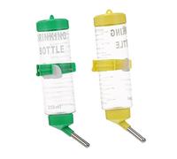 PERSELOSO Lot de 2 Fontaine à Eau Suspendues pour Chinchillas et Cochons d'Inde 250 ML Bouteille Sûre et Solide Facile à Nettoyer Accessoires pour Animaux de Compagnie