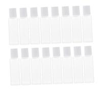 PERSELOSO Lot De 25 Bouteilles En Plastique 30ml Transparentes Pour Liquide De Soin Des Yeux, Récipients Étanches Pour Lentilles De Contact, Voyage Et Usage Multiple