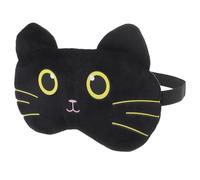 PERSELOSO Masque de Sommeil Créatif en Tissu Noir pour Adolescents, Confortable à Porter, Voyage Conférences
