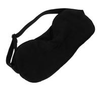 PERSELOSO Masque de Sommeil en Coton Noir Ultra Doux et Confortable, Bloque Efficacement la Lumière, Voyageurs Sommeil Nocturne