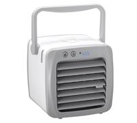 PERSELOSO Mini Ventilateur Silencieux Refroidisseur D'air Portable en Plastique Blanc et Multiple Filtration, pour Sandales Femme été Maison Bureau