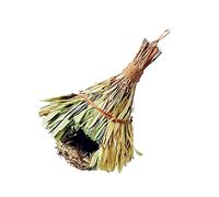 PERSELOSO Nid d'oiseau à Feuilles de Pendaison Maison lit nid de Tissage d'herbe décor d'oiseau Paille Petit volet nid Suspendu Salon des Oiseaux Accessoires Oiseaux