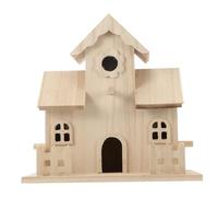 PERSELOSO Nid Oiseau Bois Décoration De Jardin Ornement De Nid pour Maison Nichoir Artificiel pour Animaux