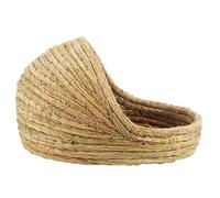 PERSELOSO Nid Tissé pour Hamster Nain Et Cochons d'Inde Lit D' en Paille Taille Petite Cachette pour Petits Animaux Environnement Confortable pour Rongeurs Et Lapins