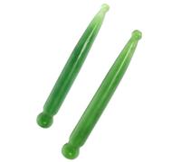 PERSELOSO Outil de Massage à Domicile 2pcs pour Traiter Points de Déclenchement en Résine Verte et Soulager la Fatigue Musculaire Lors Réflexologie Faciale