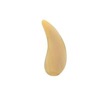 PERSELOSO Outil de Massage Gua Sha en Corne de Bœuf Naturel Beige Bords Lisses pour Soulagement et Massage Visage