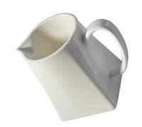 PERSELOSO Pichet à Lait Céramique Minimaliste pour Café Thé Sauces Petit Pichet Polyvalent pour Boissons et Vinaigrettes Design Blanc Épuré pour Usage Quotidien et Cadeaux