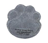 PERSELOSO Pierre Tombale pour Animaux de Compagnie Résine Monument Commémoratif pour Jardin Ornement Durable et Étanche pour Honorer la Mémoire de Votre Chat ou Chien Décoration de Cour